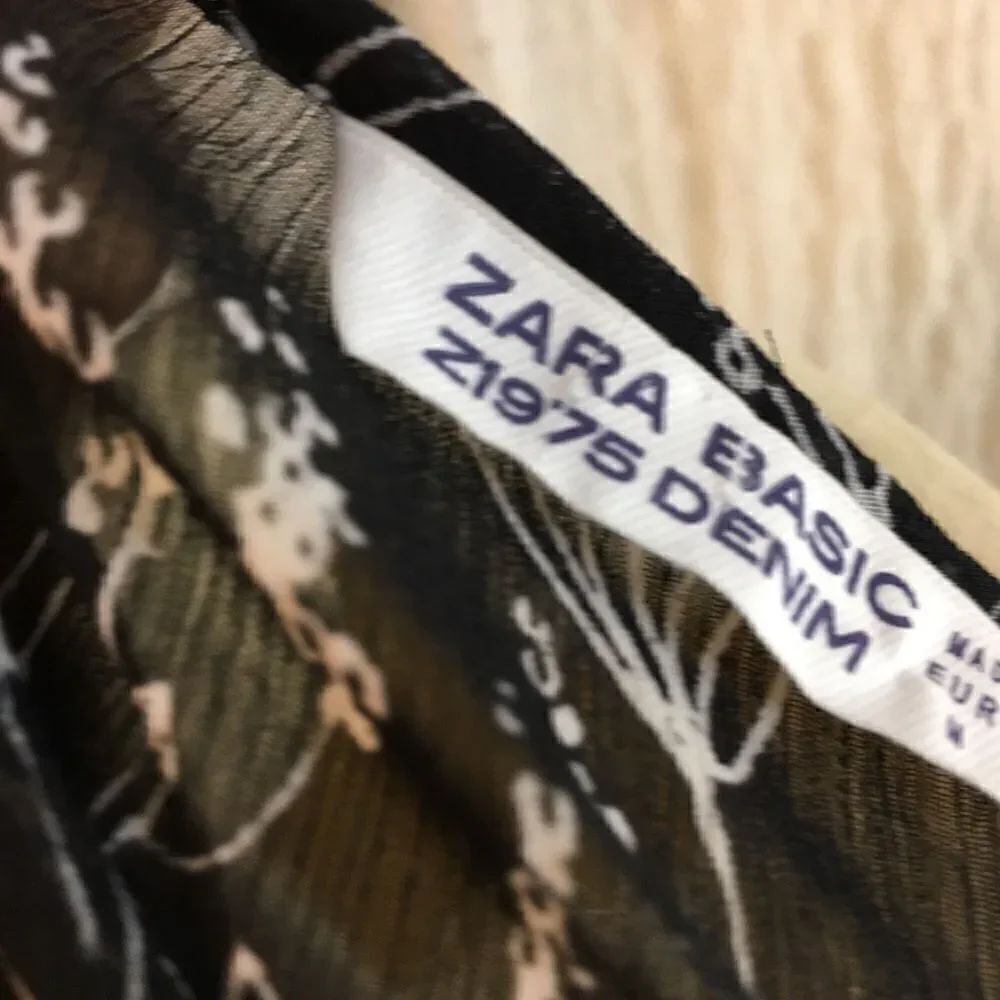 Zara Basic Black Top Size M - Picture 7 of 7